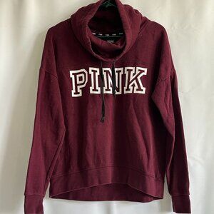Women’s PINK Sweatshirt – Maroon – Small